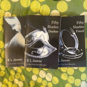 Fifty shades of grey trilogy.